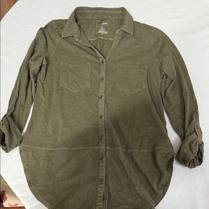 Sonoma Khaki Button Down Shirt